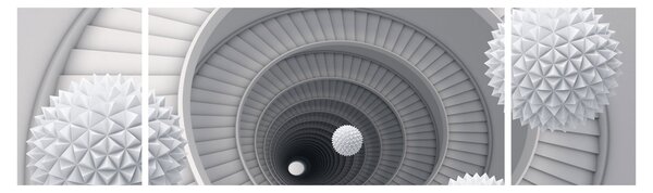 Obraz 3D abstrakce (170x50 cm)