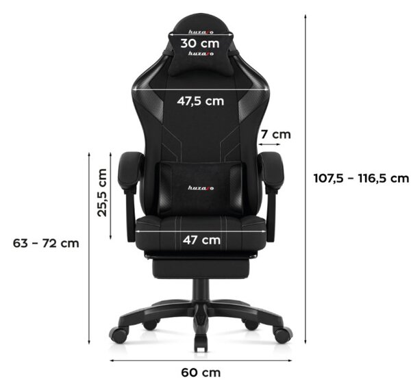 Herní židle Force 3.7 Carbon Black