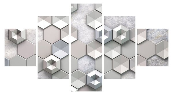 Obraz 3D abstrakce (125x70 cm)