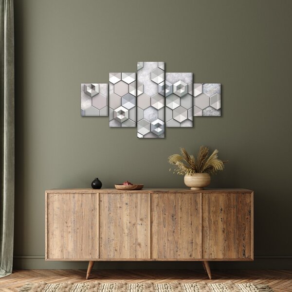 Obraz 3D abstrakce (125x70 cm)