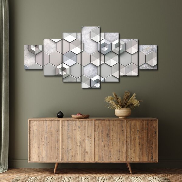 Obraz 3D abstrakce (210x100 cm)