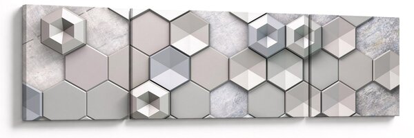 Obraz 3D abstrakce (170x50 cm)