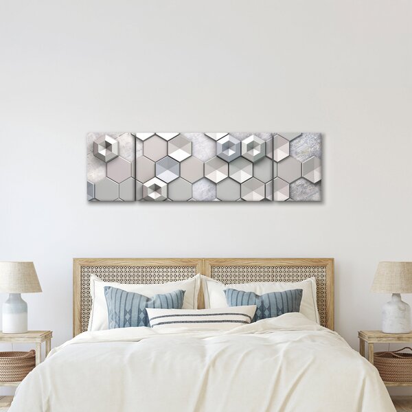 Obraz 3D abstrakce (170x50 cm)