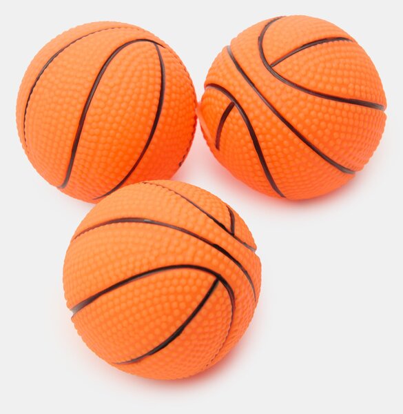 Sinsay - Sada míčků pro psa s motivem basketbalového míče – 3 ks - oranžová