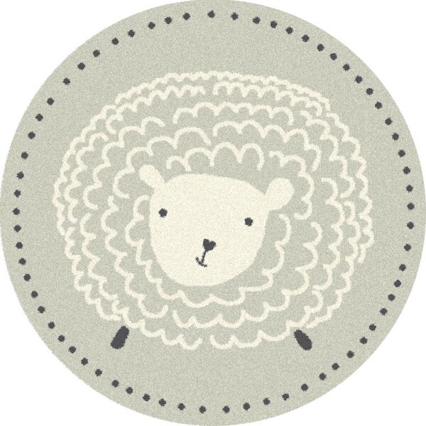 Dětský koberec Agnella Isfahan M Sheep popel kruh