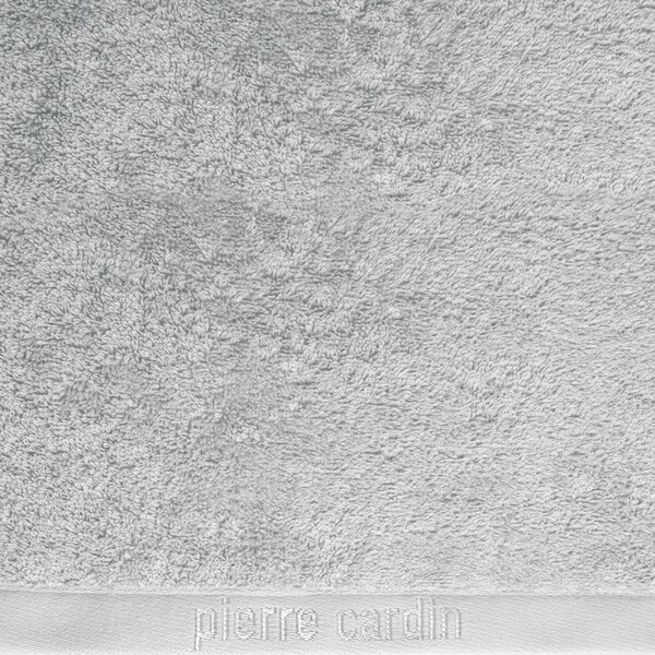 BAVLNĚNÝ RUČNÍK PIERRE CARDIN EVI SADA 3KS 30X50 CM, 50X90 CM, 70X140 CM STŘÍBRNÁ