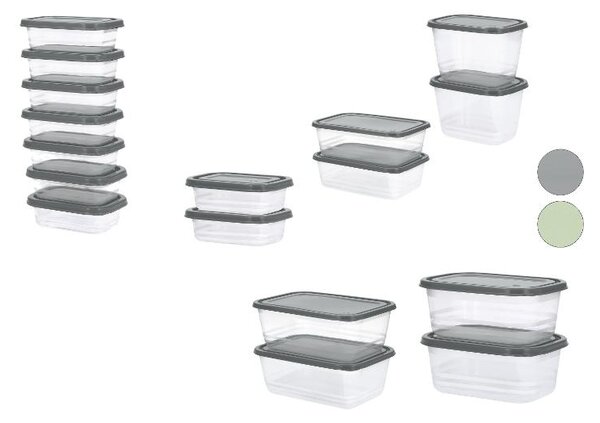 Silvercrest® Sada potravinových dóz, 17dílná (100406575)