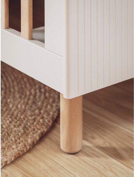 Krémová postýlka 60x120 cm Miloo – Pinio