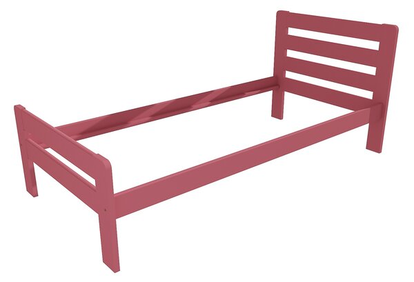 Vomaks Jednolůžková postel VMK001C Rozměr: 100 x 200 cm, Barva: barva růžová