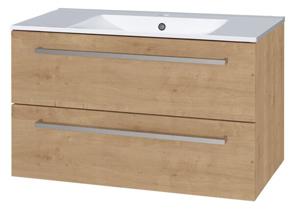 Mereo Mereo, Bino, koupelnová skříňka s keramickým umyvadlem 101 cm, CN622