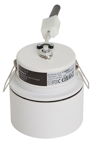 Moderní vestavné bodové svítidlo bílé GU10 50mm - Echo
