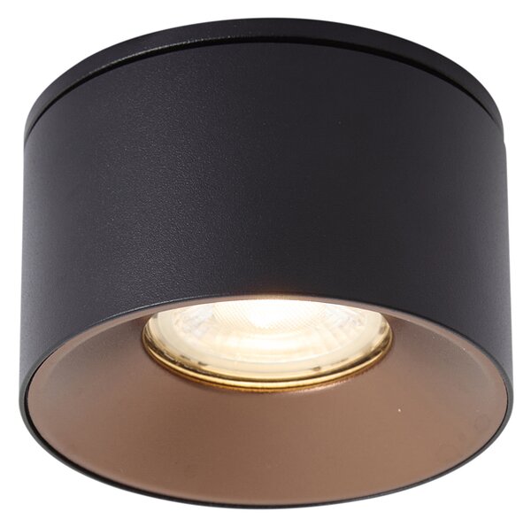 Moderní vestavné bodové svítidlo černé GU10 50mm - Echo