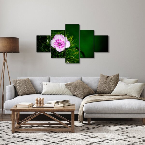 Obraz růžového květu (125x70 cm)