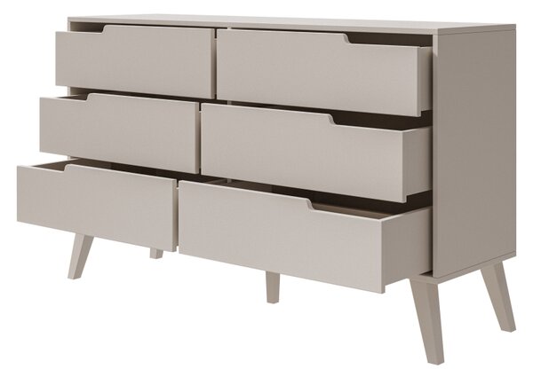 Komoda Kodiz 6S, Barva: kašmír 5903211480676