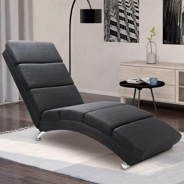 Relaxační lehátko London antracitové 107818
