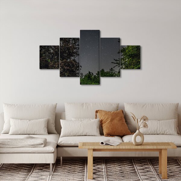 Obraz noční oblohy (125x70 cm)