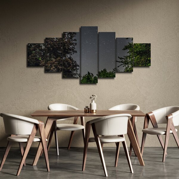 Obraz noční oblohy (210x100 cm)