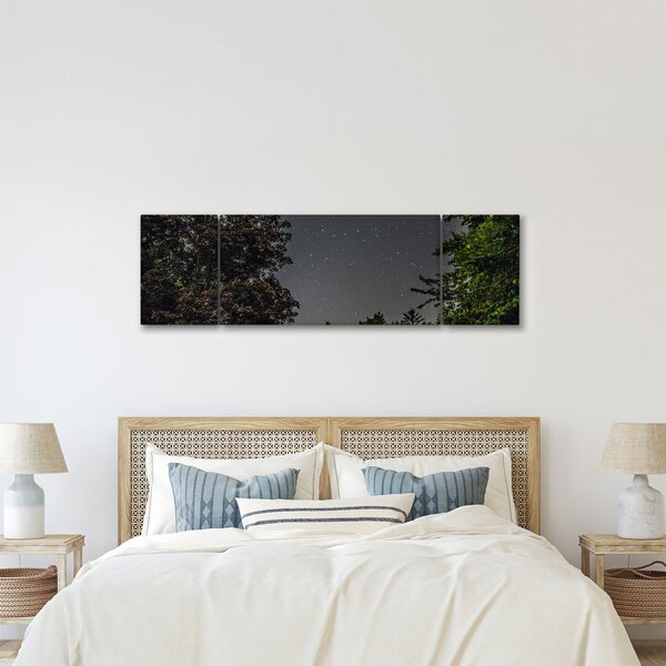 Obraz noční oblohy (170x50 cm)
