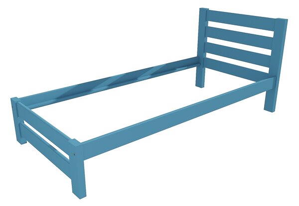 Vomaks Jednolůžková postel VMK011B Rozměr: 90 x 200 cm, Barva: barva modrá