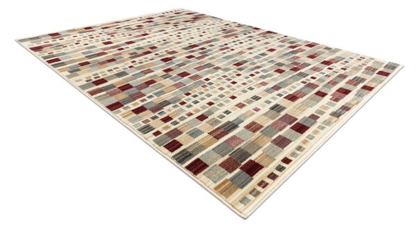 Koberec KILIM 7950/52933 geometrický šedý / béžový