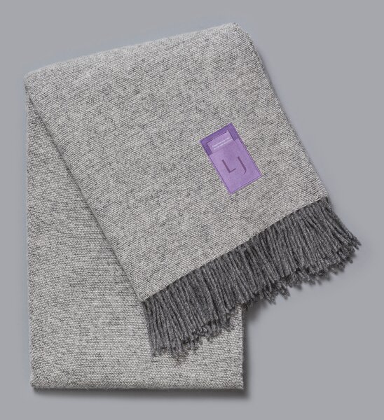 Lejaan Pléd Classic Wool 140 x 200 cm Žluto-bílá