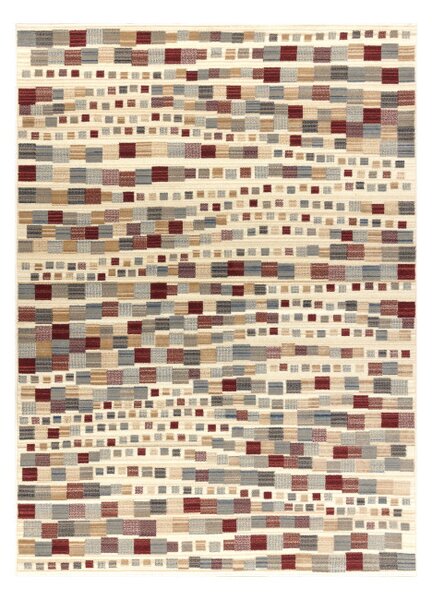 Koberec KILIM 7950/52933 geometrický šedý / béžový
