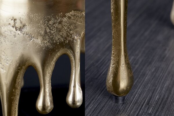 Příruční stolek LIQUIDE 51 cm - zlatá