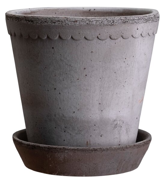 Bergs Potter Terakotový květináč Helena Grey - 16 cm BP139