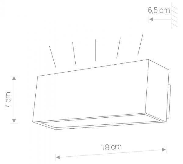 Venkovní svítidlo Nowodvorski 9122 UNIT LED černá