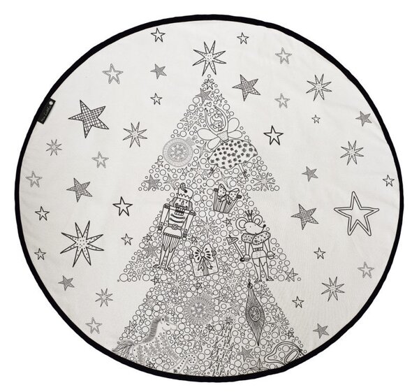 Butter Kings, POSLEDNÍ ŠANCE: KOBEREC - OMALOVÁNKY - Nut Cracker (i pod stromeček), 130x130 (průměr) kruh, bílá, dětský pokoj