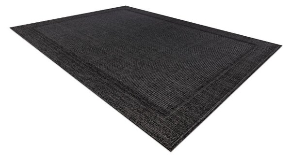 Šňůrkový koberec SIZAL TIMO 5979 outdoor černý