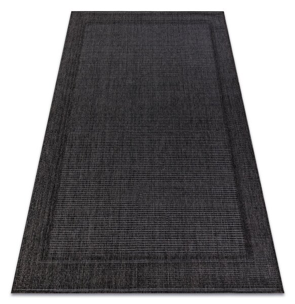 Šňůrkový koberec SIZAL TIMO 5979 outdoor černý