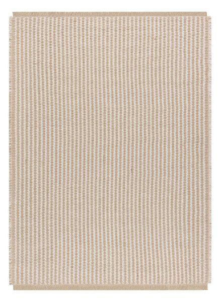 Koberec JUTE 3650 s třásněmi krémový / béžový