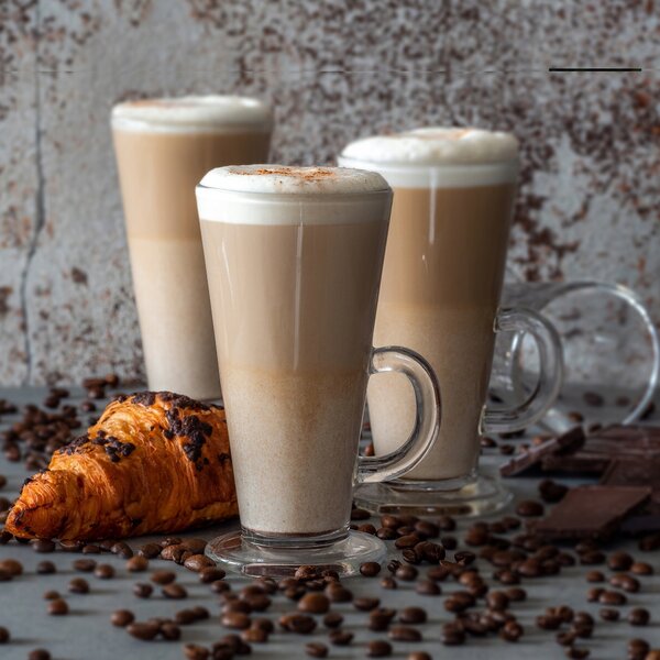 Sklenice na latte Kadax 260 ml 6 ks