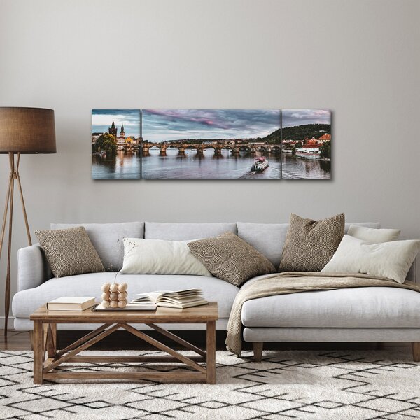 Obraz Karlova mostu (170x50 cm)