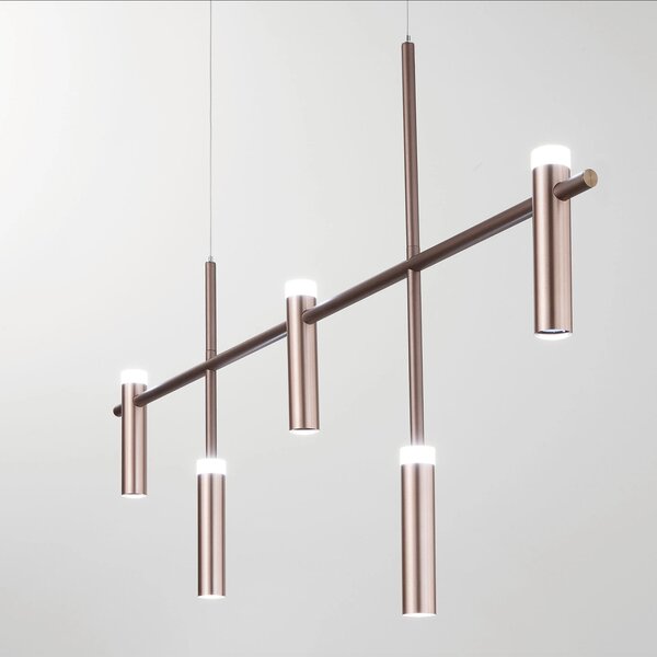 Faneurope Candle LED závěsné svítidlo bronzové 5