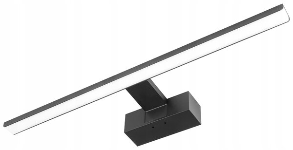 Nástěnné LED koupelnové svítidlo nad zrcadlo 12W 50cm hliník