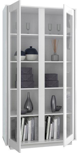 Komoda SERIAN 92x179x43 cm bílá