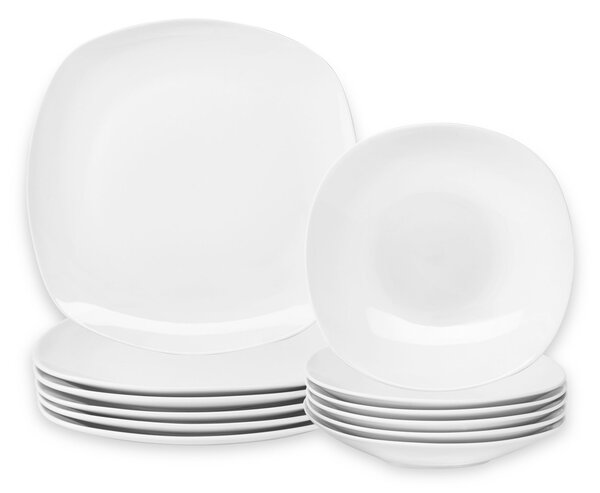 JÍDELNÍ SOUPRAVA Square Shape 12dílné Boxxx - Jídelní servisy