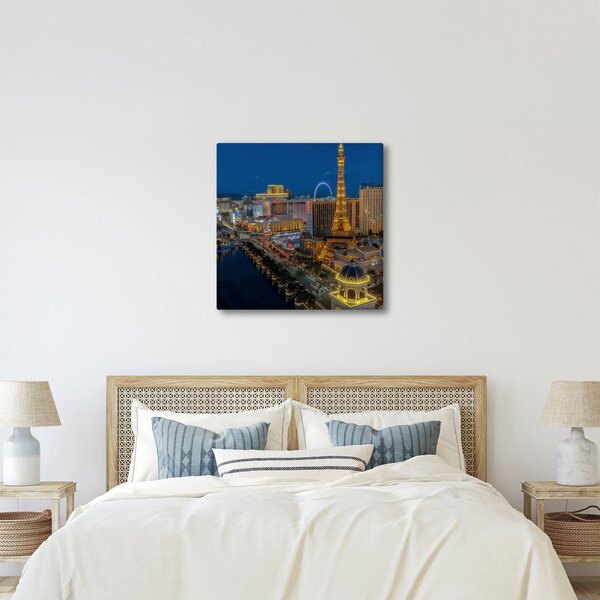 Obraz nočního Las Vegas (30x30 cm)