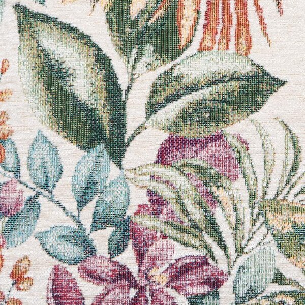 Povlak GLAMOUR tropik smetanová 45 x 45 cm