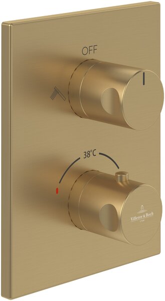 Villeroy & Boch Universal Taps & Fittings vanová baterie pod omítku s termostatem zlatá TVD00065300076