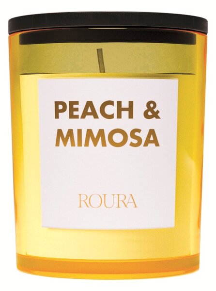 ROURA Peach & Mimosa Vonná svíčka, 125 g