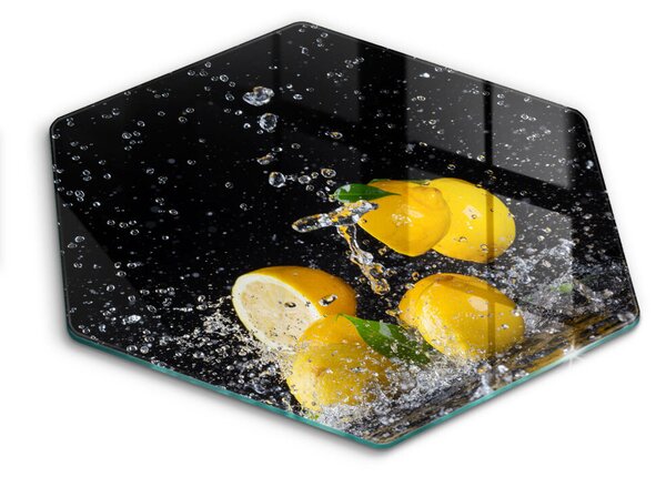 Skleněná deska do kuchyně Šťavnaté citronové ovoce