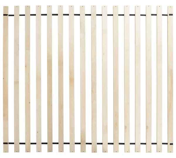 Postel Umělý samet LUBBON 180 x 200 cm Krémově bílá
