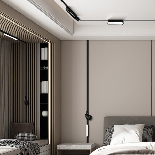 Light Prestige Magnetic Slim magnetické svítidlo 1x12 W černá LP-636-MAG SLIM 12W 3BK