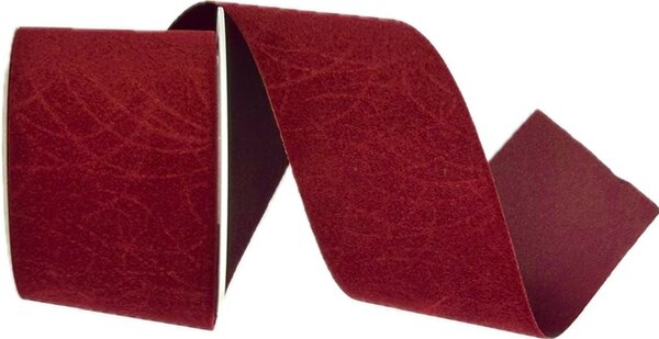 Stuha sametová Velutto SparkLine – Bordeaux Velvet bordová 40mm x 2m (14,-Kč/m)