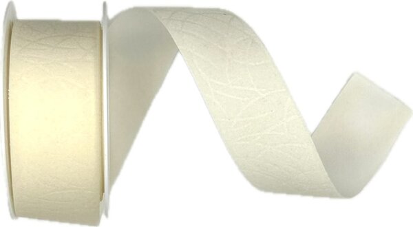 Stuha sametová Velutto SparkLine – Soft Cream krémová 25mm x 2m (13,-Kč/m)