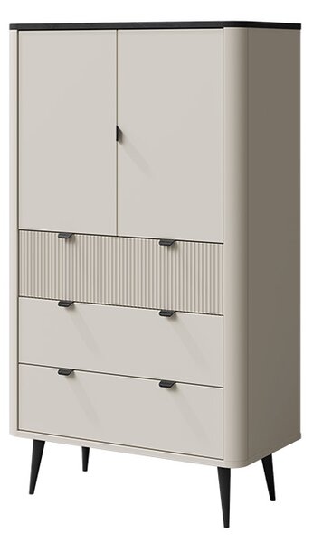 Komoda MARLY 6 Kombinace barev: kašmír/ořech