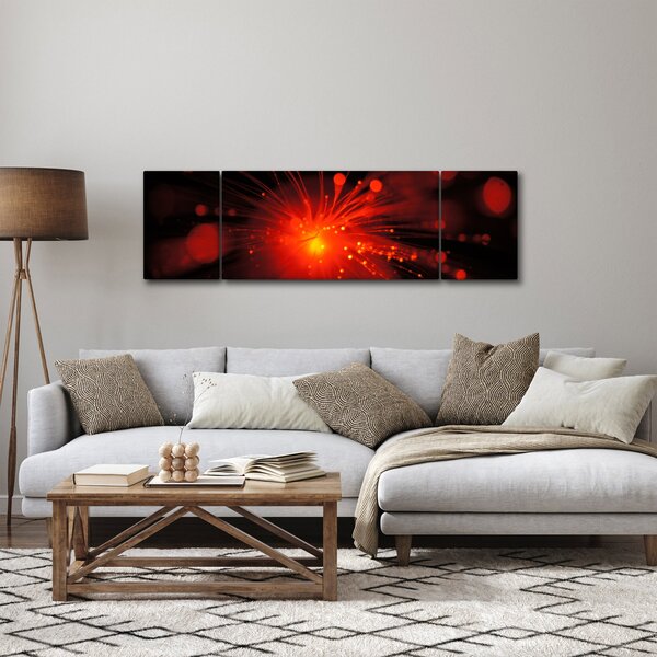 Obraz jiskření abstrakce (170x50 cm)